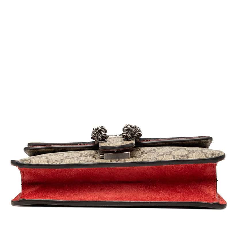 Gucci Small GG Supreme Dionysus Crossbody Beige Very good condition - Inside View