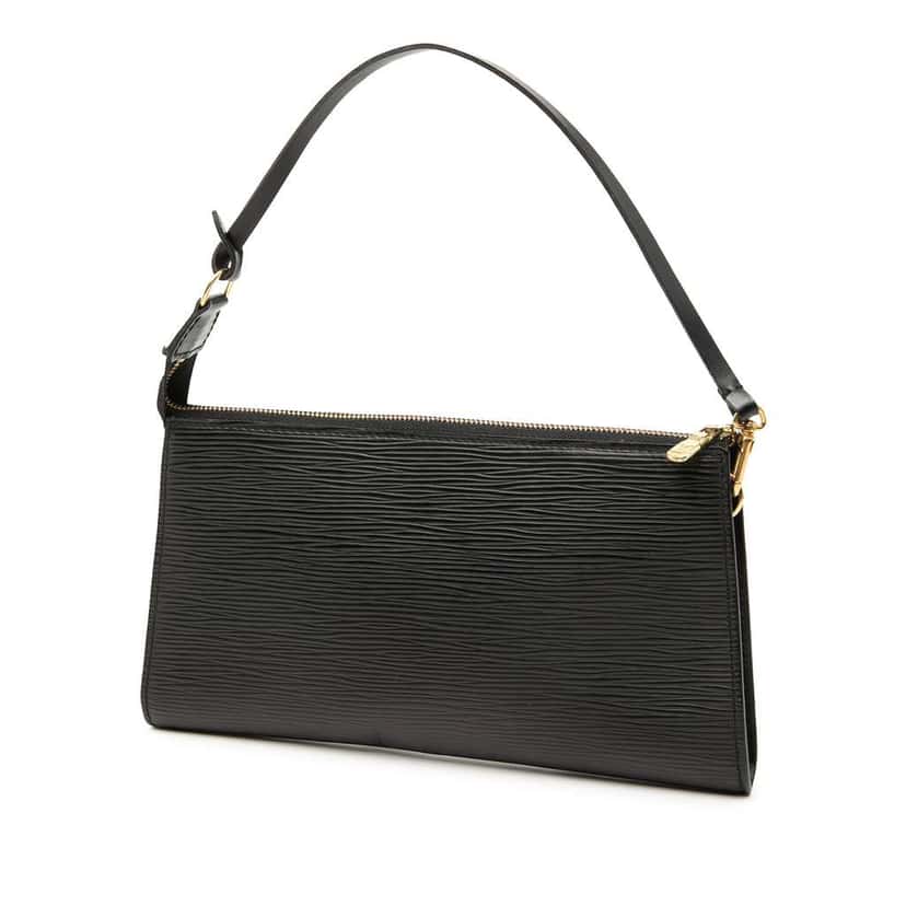 Louis Vuitton Epi Pochette Accessoires Black Leather Very good condition - Back View