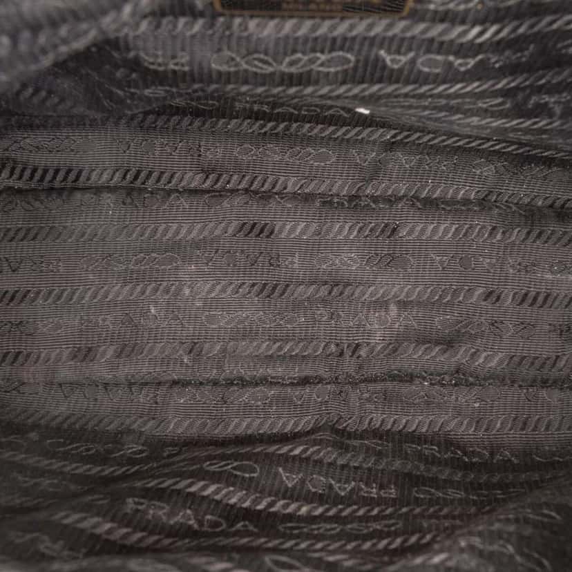 Prada Impuntu Re Nylon Shoulder Bag Black Very good condition - Model View