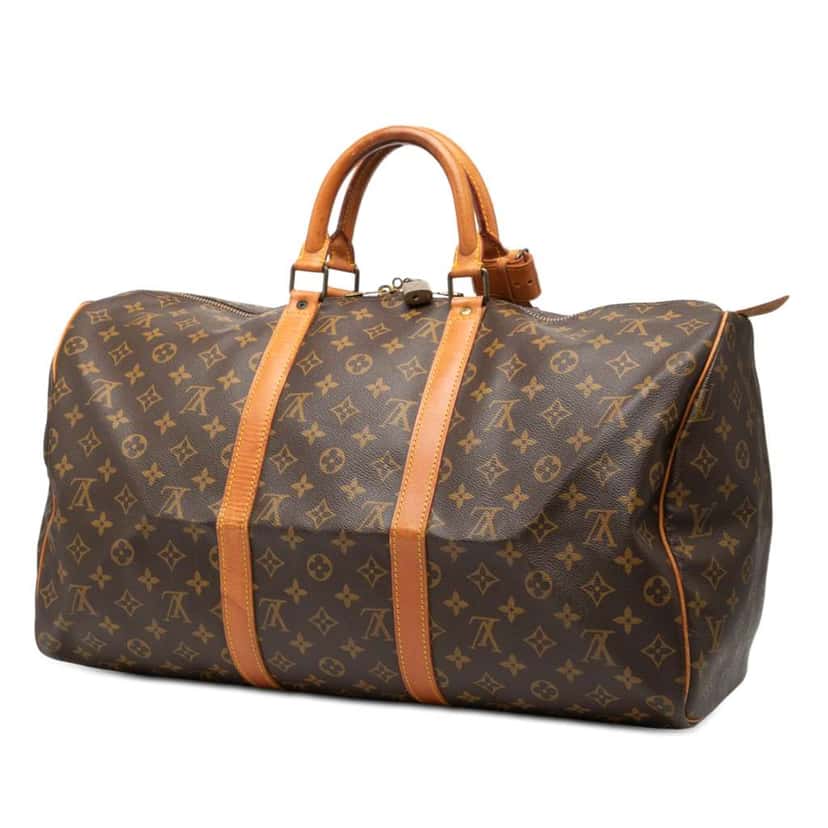 Louis Vuitton Monogram Keepall 50 Brown Very good condition - Back View