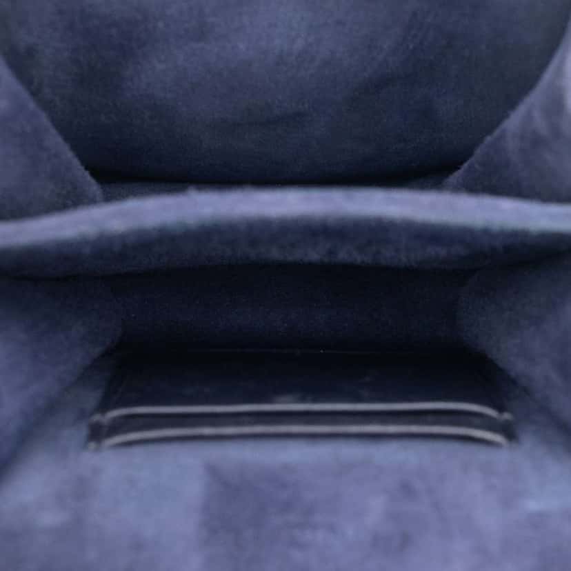 Dior Studded Lambskin Vertical Diorama Crossbody Blue Leather Very good condition - Model View