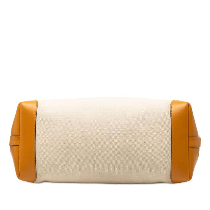 Gucci Medium Canvas Craft Tote Brown Canvas Very good condition - Inside View