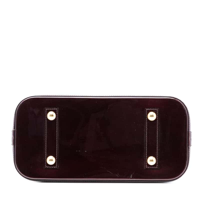 Louis Vuitton Monogram Vernis Alma PM Purple Leather Very good condition - Inside View