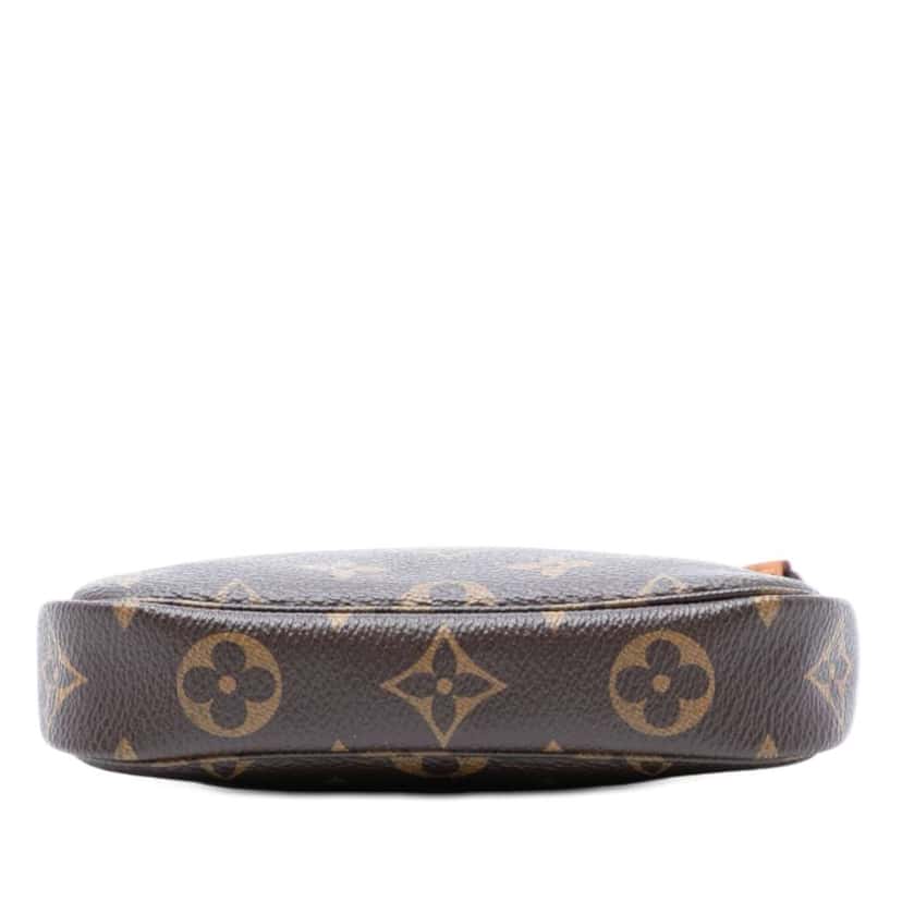 Louis Vuitton Monogram Mini Pochette Accessoires Brown Very good condition - Inside View