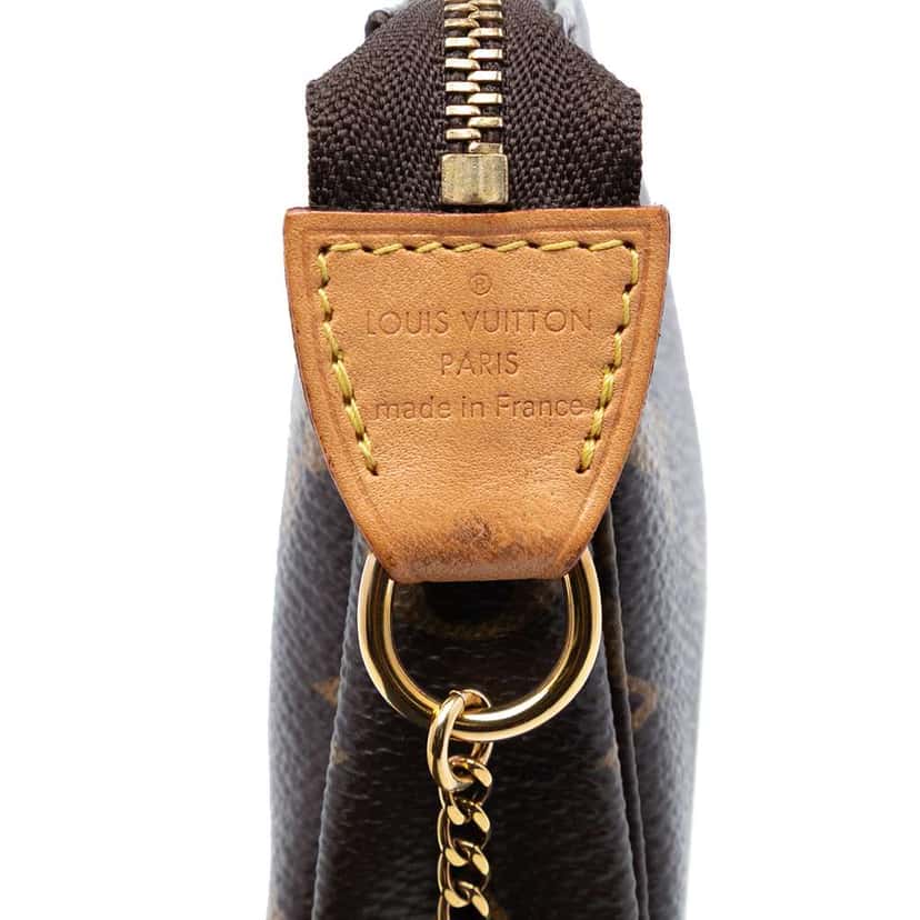 Louis Vuitton Monogram Mini Pochette Accessoires Brown Very good condition - Box View