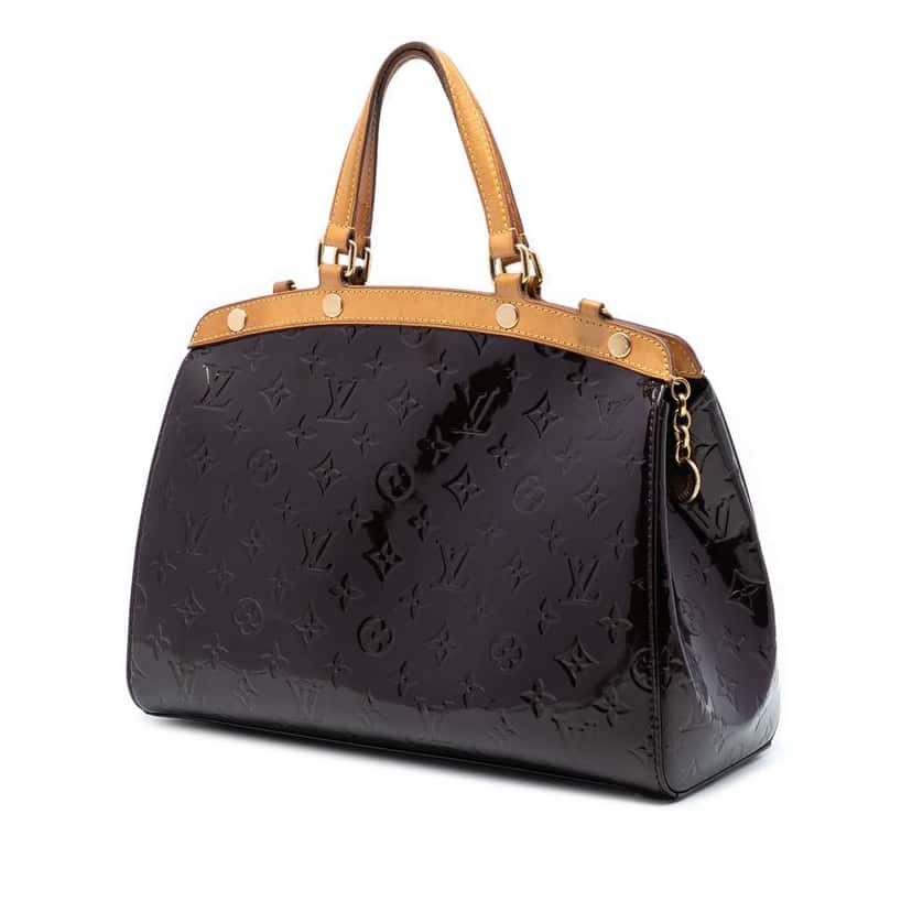 Louis Vuitton Monogram Vernis Brea MM Purple Leather Very good condition - Back View