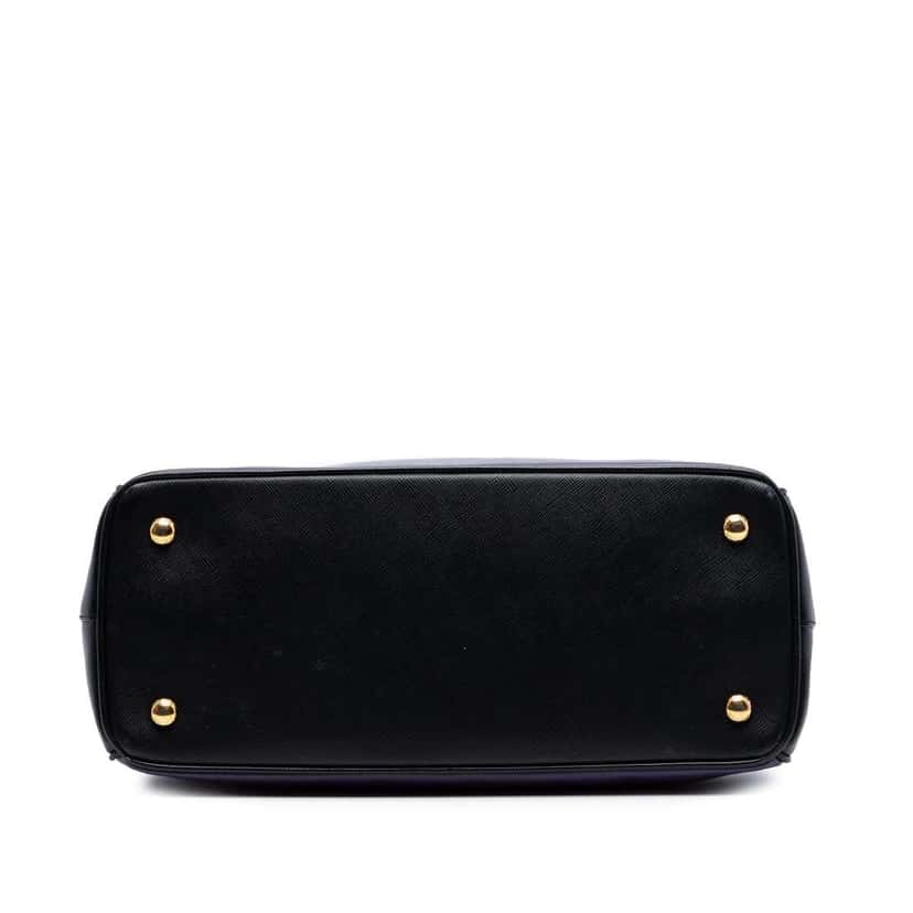 Prada Medium Bicolor Saffiano Lux Galleria Satchel Purple Leather Very good condition - Inside View