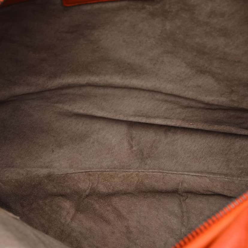 Bottega Veneta Medium Nappa Intrecciato Fuzzy Veneta Hobo Orange Leather Very good condition - Model View