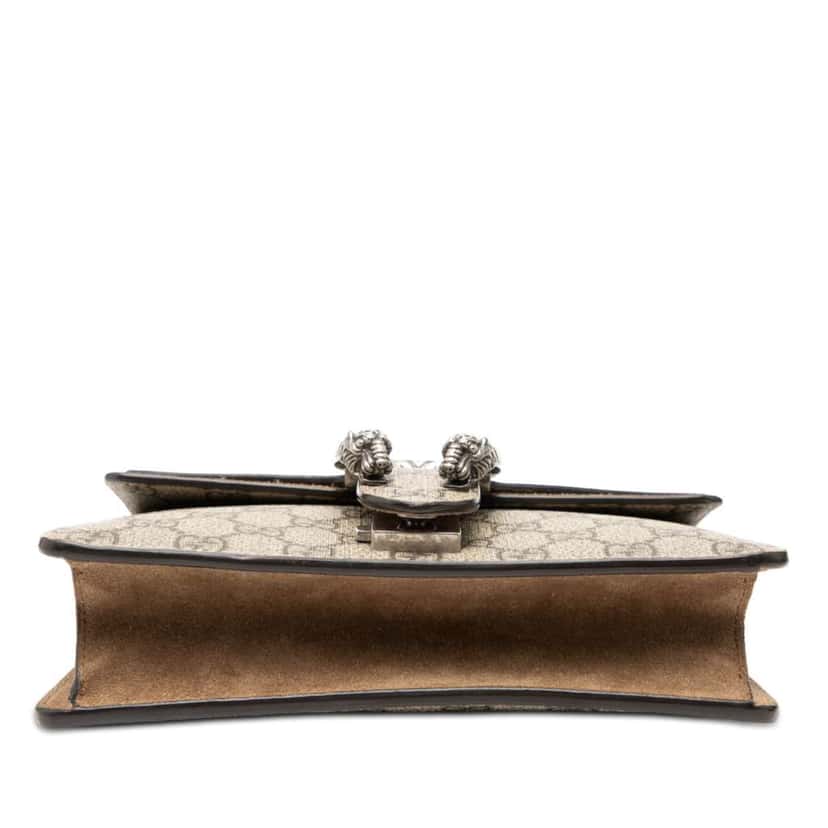 Gucci Small GG Supreme Dionysus Crossbody Beige Very good condition - Inside View