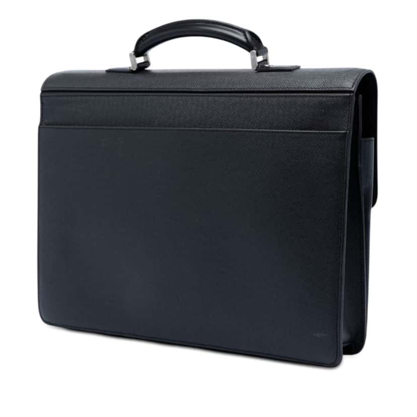 Louis Vuitton Taiga Laguito Black Leather Very good condition - Back View