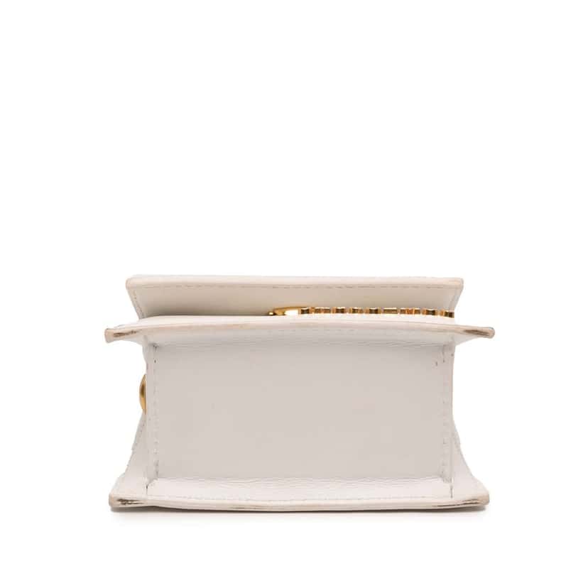 Jacquemus Le Chiquito Mini Bag White Leather Very good condition - Inside View