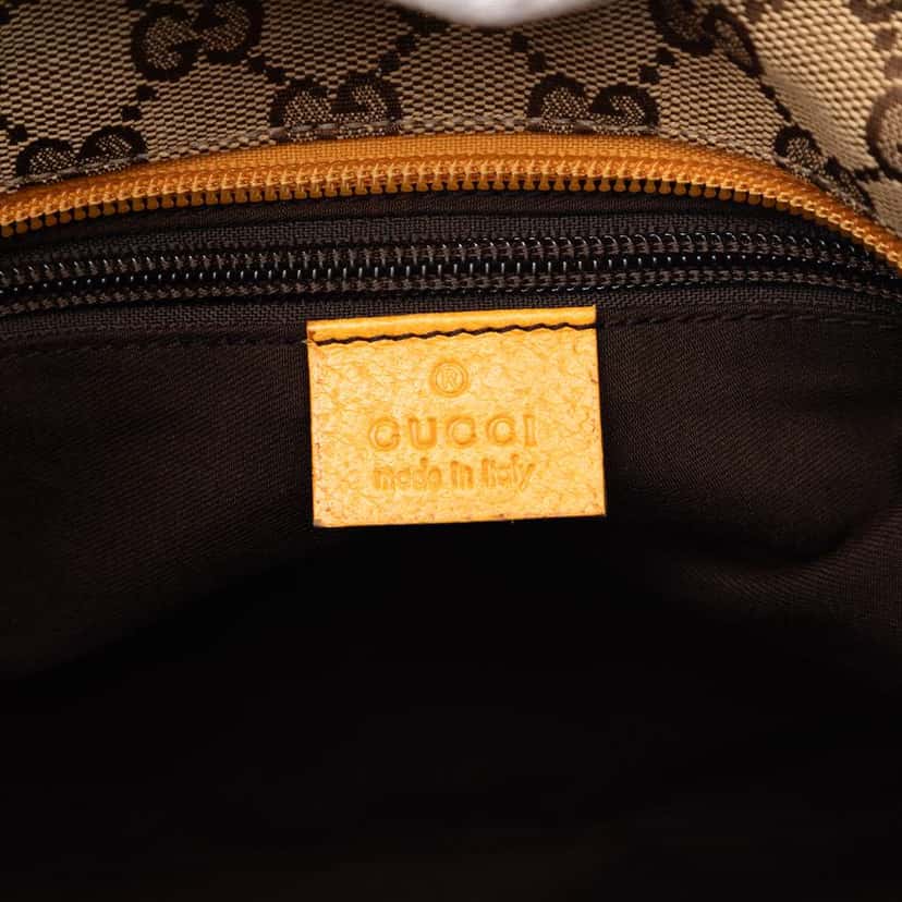 Gucci GG Canvas Web Tote Beige Canvas Very good condition - Box View