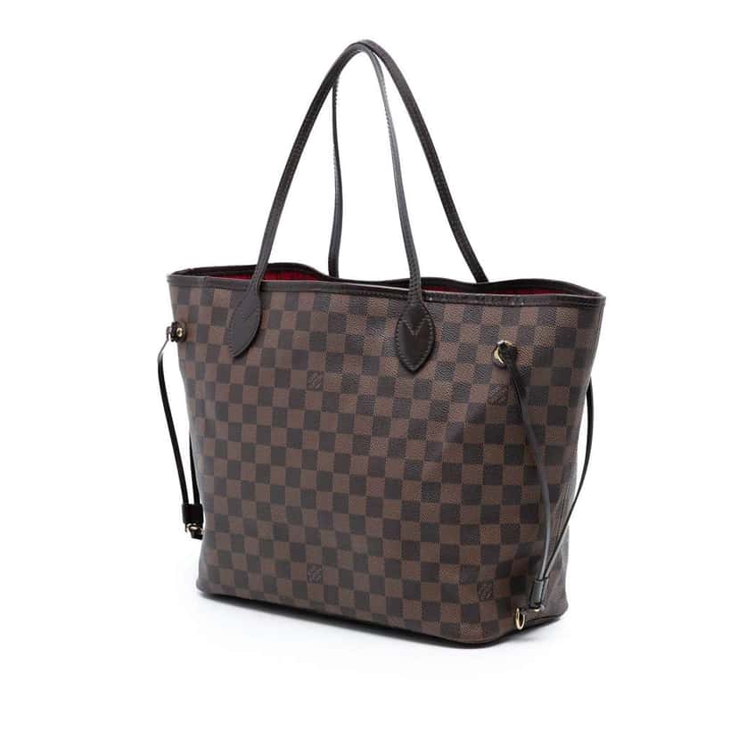 Louis Vuitton Damier Ebene Neverfull MM Brown Very good condition - Back View