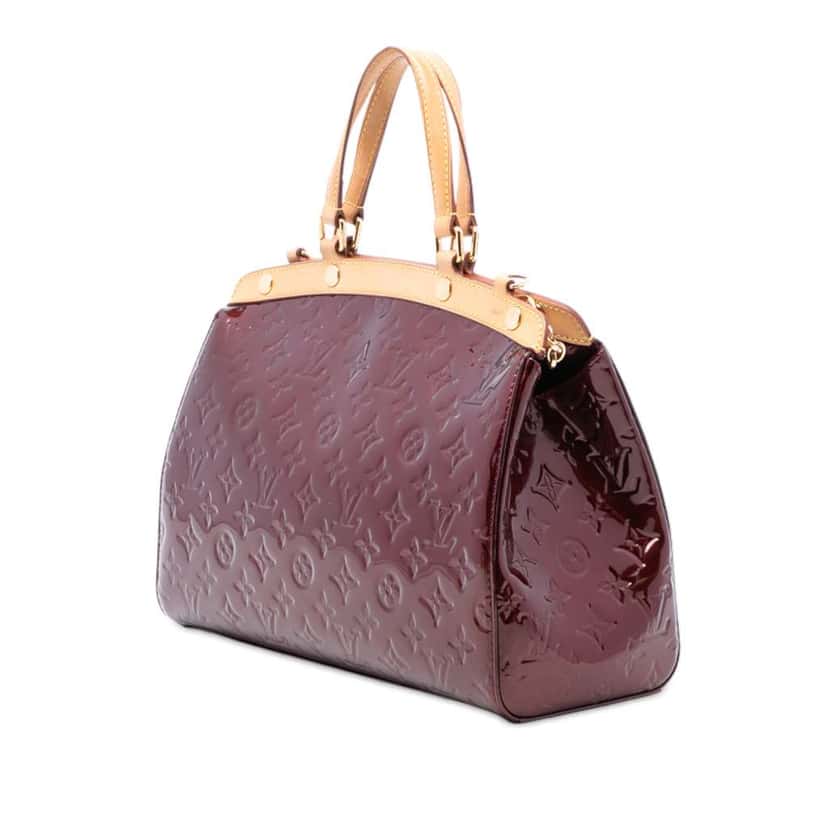 Louis Vuitton Monogram Vernis Brea MM Red Leather Very good condition - Back View