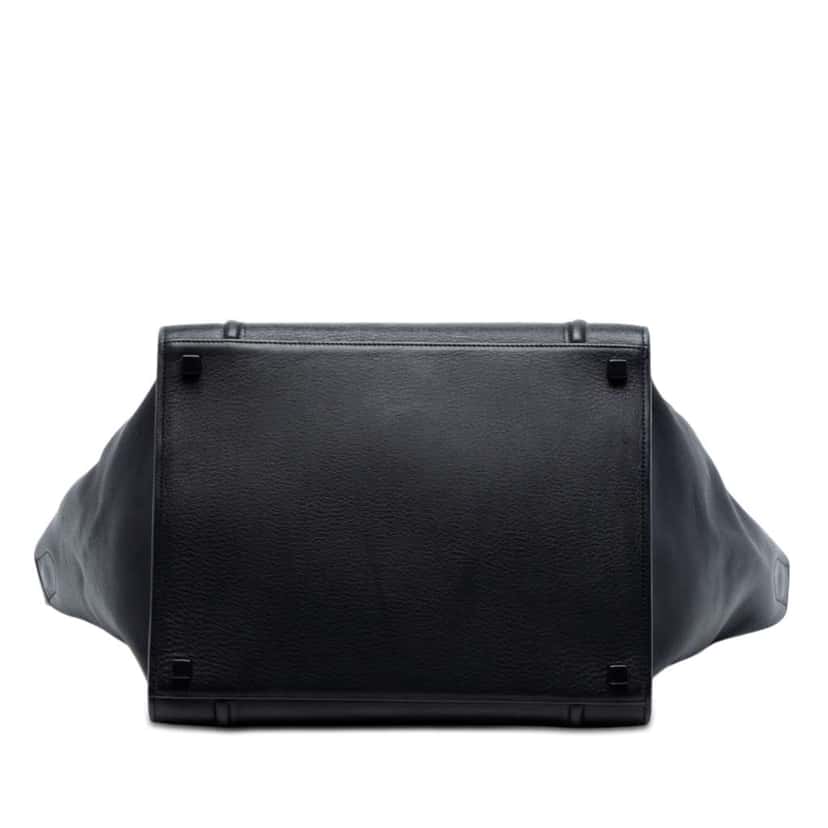 Celine Medium Grained Calfskin Phantom Luggage Tote Black Leather Very good condition - Inside View