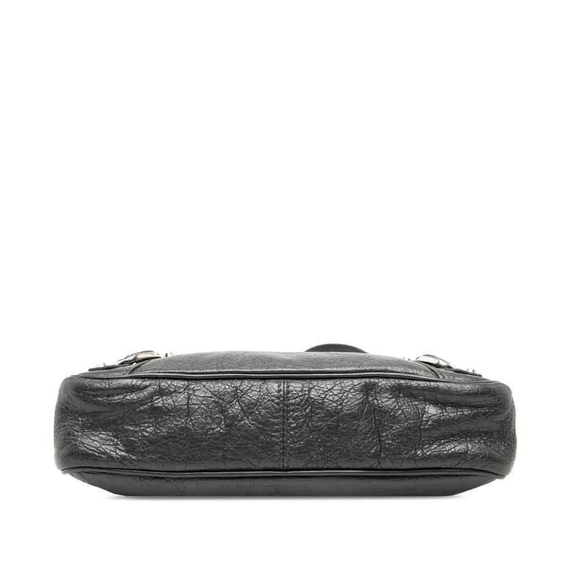 Balenciaga Lambskin Motocross Classic Hip Crossbody Black Leather Very good condition - Inside View