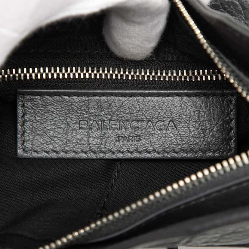 Balenciaga Lambskin Motocross Classic Hip Crossbody Black Leather Very good condition - Box View