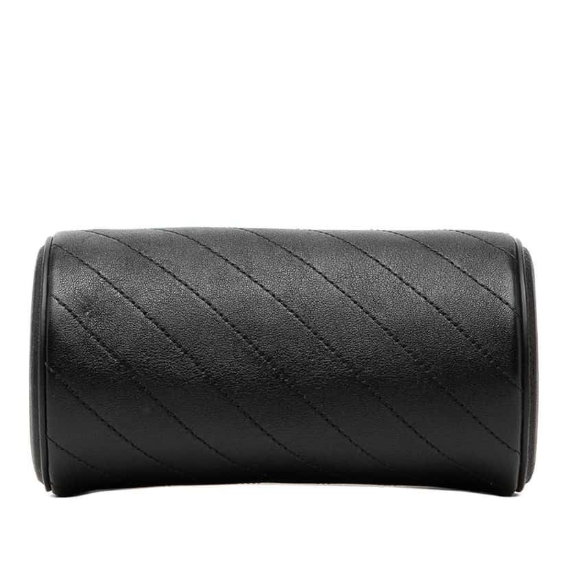 Gucci Mini Leather Blondie Barrel Shoulder Bag Black Leather Very good condition - Inside View