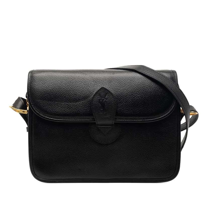 Saint Laurent Leather Crossbody Black Leather Very good condition - Front View