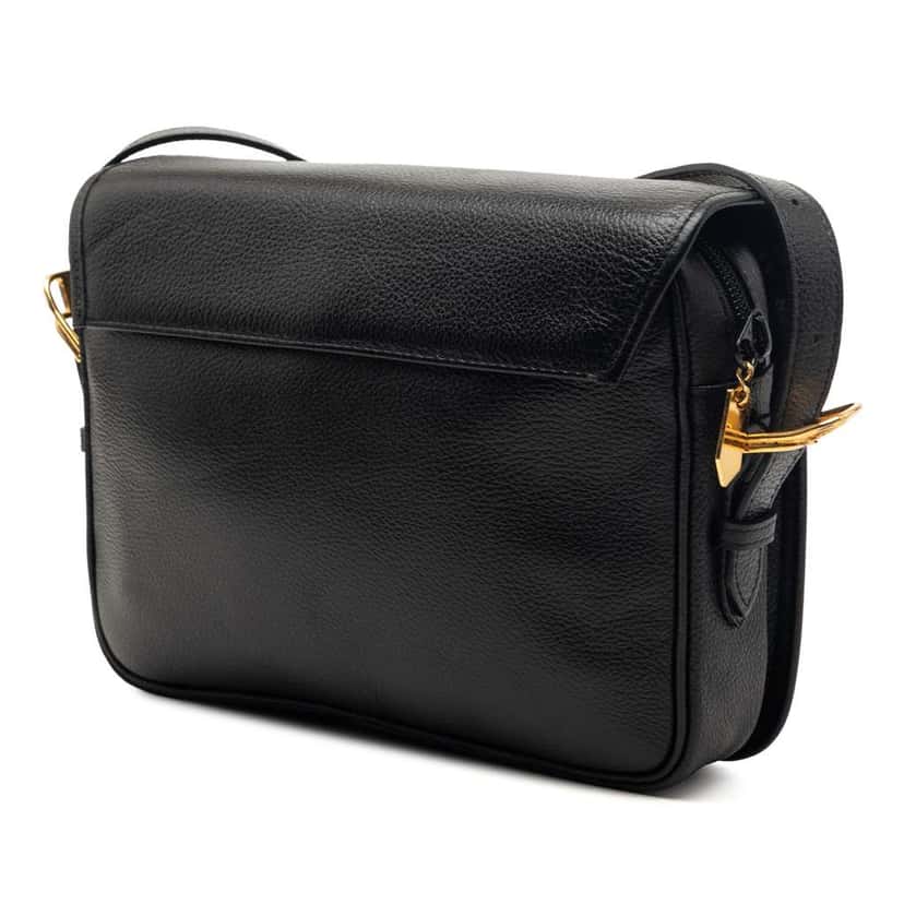 Saint Laurent Leather Crossbody Black Leather Very good condition - Back View