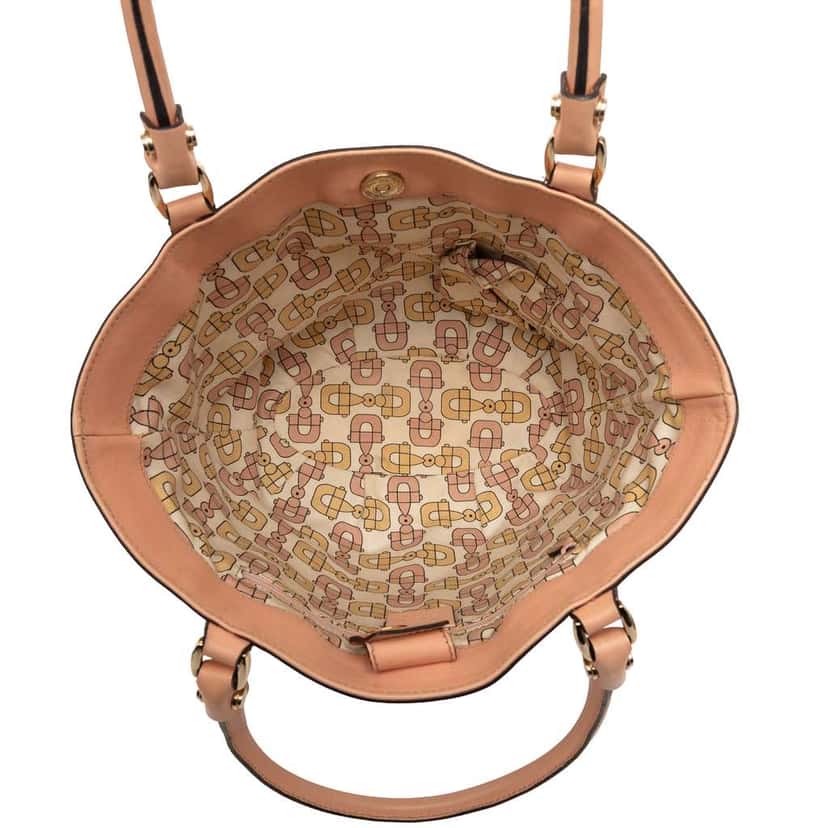 Gucci Guccissima Abbey D Ring Handbag Pink Leather Very good condition - Model View