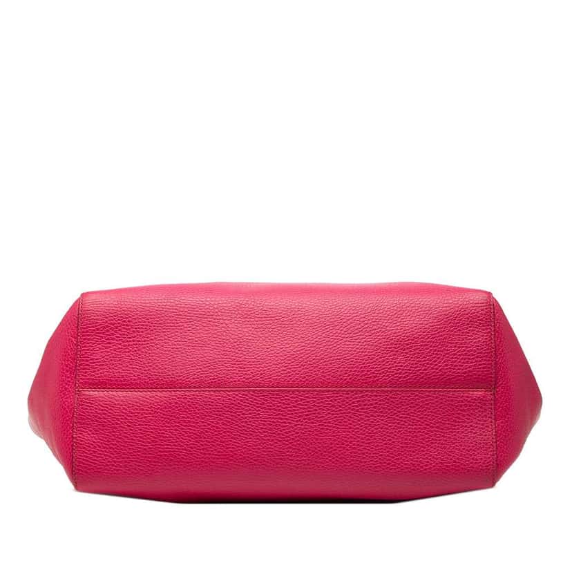 Gucci Medium Leather Swing Tote Pink Leather Very good condition - Inside View