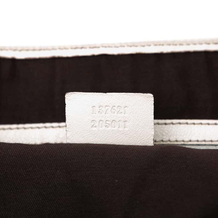 Gucci GG Canvas Horsebit Pelham Shoulder Bag Beige Canvas Very good condition - Box View