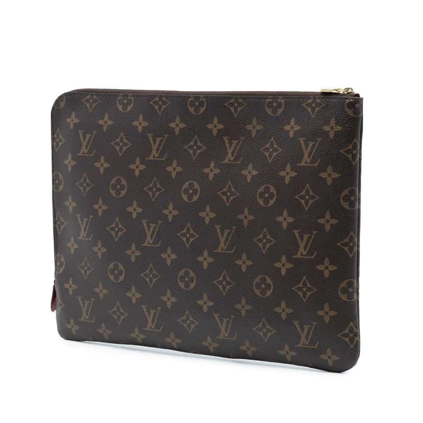 Louis Vuitton Monogram Etui Voyage MM Brown Very good condition - Back View