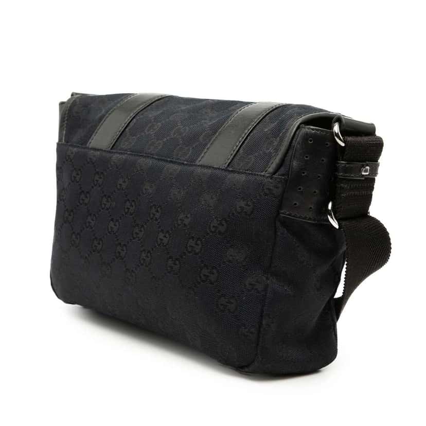 Gucci GG Canvas Crossbody Black Canvas Very good condition - Back View