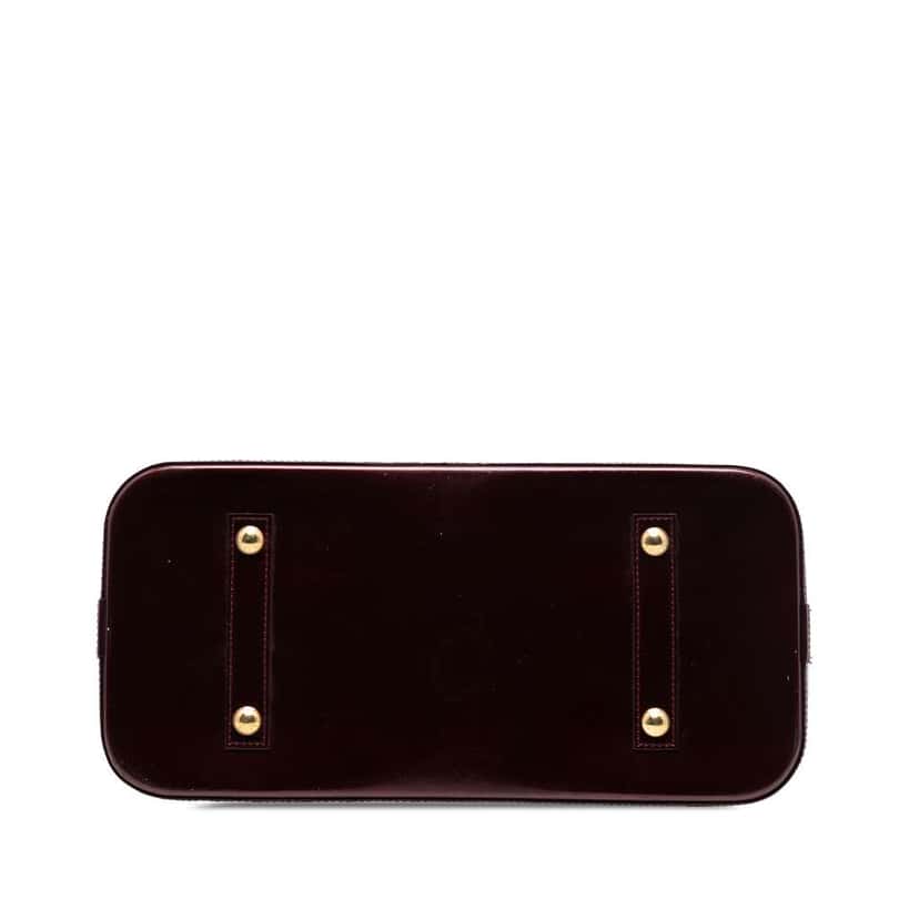 Louis Vuitton Monogram Vernis Alma GM Red Leather Very good condition - Inside View