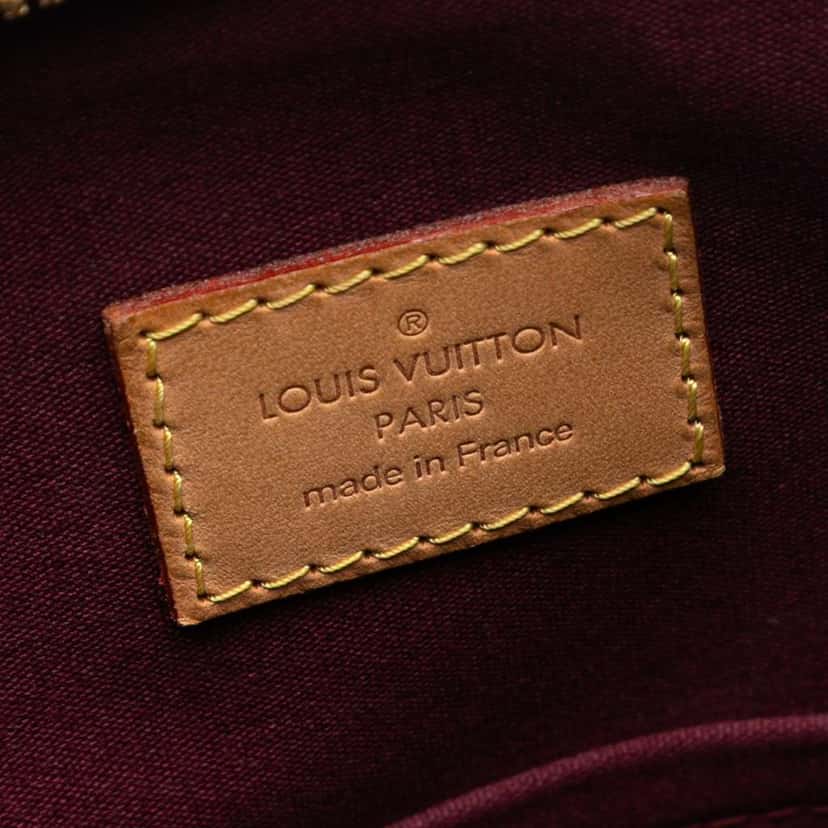 Louis Vuitton Monogram Vernis Alma GM Red Leather Very good condition - Box View