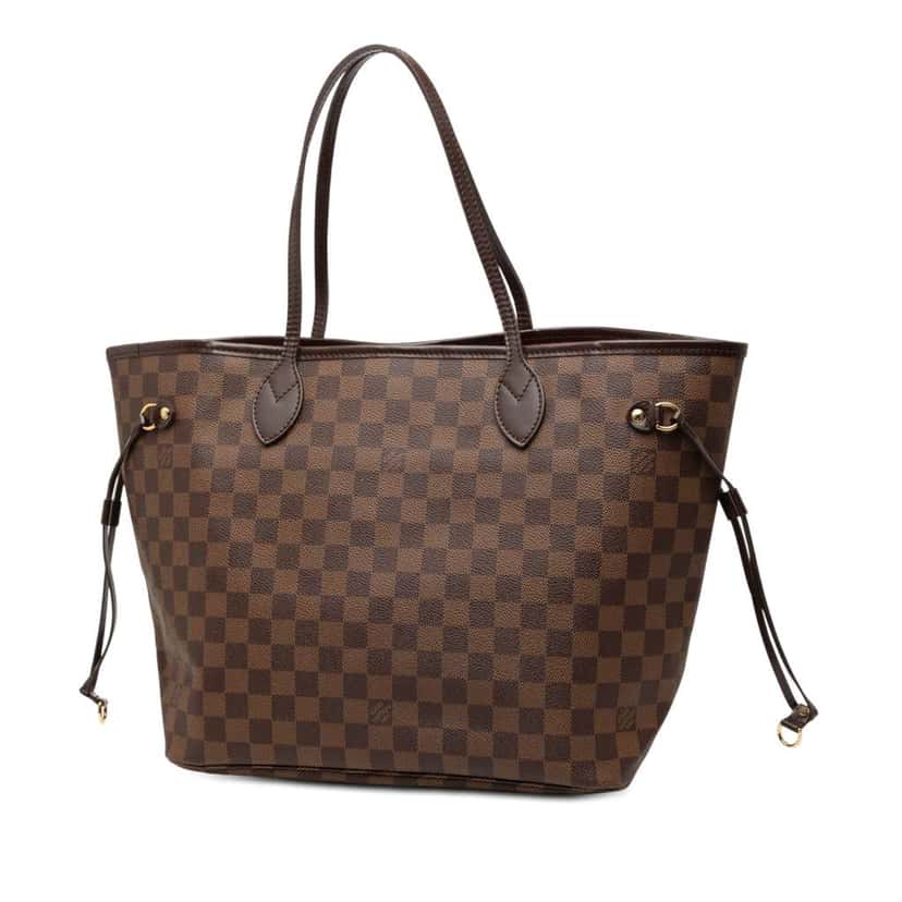 Louis Vuitton Damier Ebene Neverfull MM Brown Very good condition - Back View