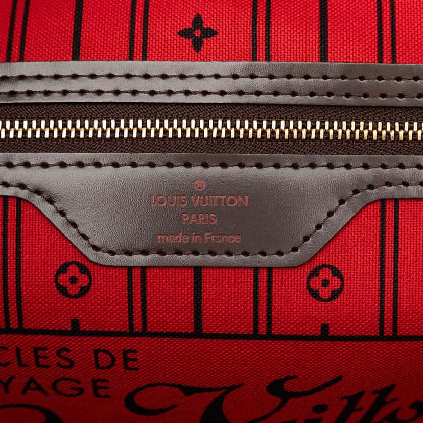 Louis Vuitton Damier Ebene Neverfull MM Brown Very good condition - Box View