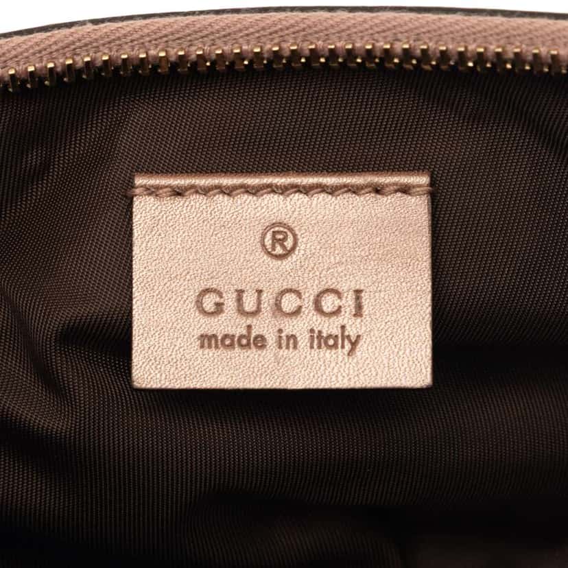 Gucci GG Canvas Lovely Heart Pochette Beige Canvas Very good condition - Box View