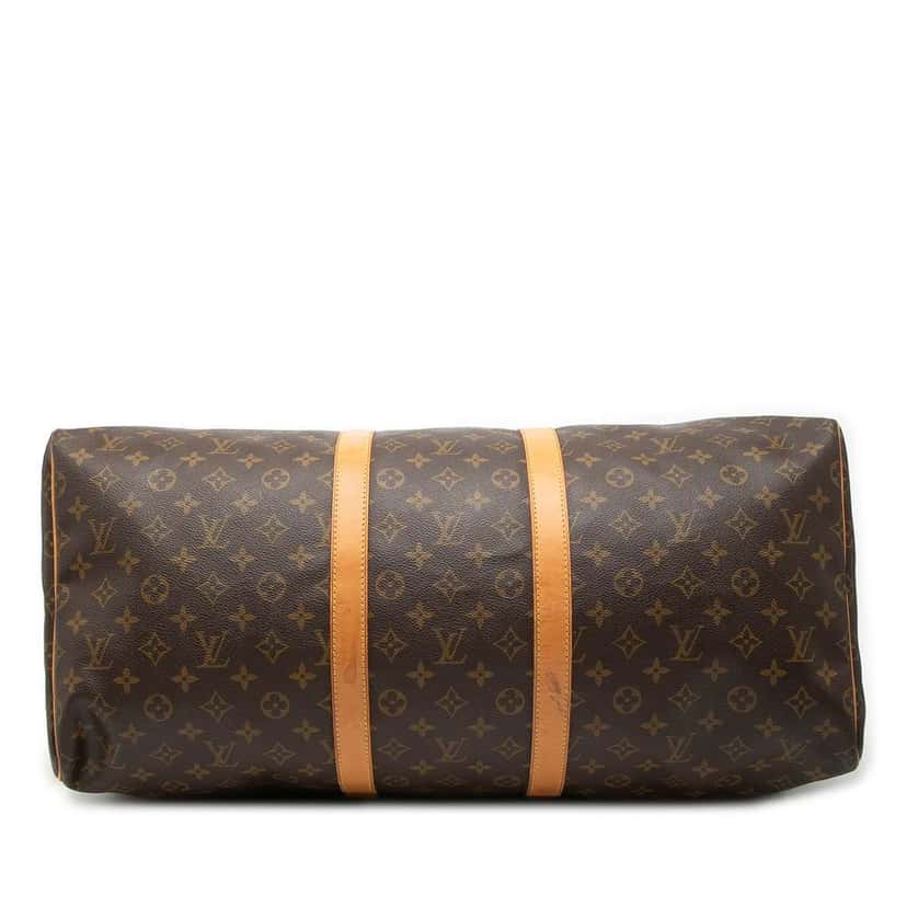 Louis Vuitton Monogram Keepall 55 Brown Good condition - Inside View