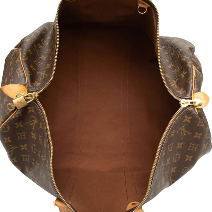Louis Vuitton Monogram Keepall 55 Brown Good condition - Model View