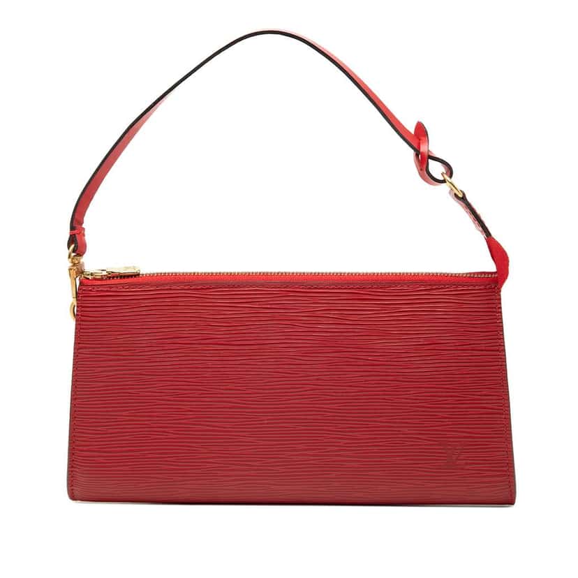 Louis Vuitton Epi Pochette Accessoires Red Leather Very good condition - Front View