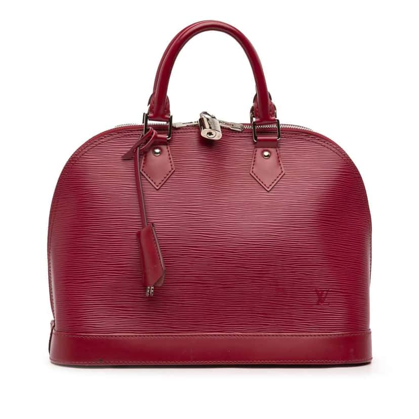Louis Vuitton Epi Alma PM Red Leather Very good condition - Front View