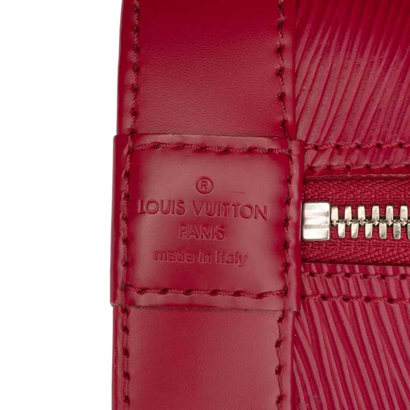 Louis Vuitton Epi Alma PM Red Leather Very good condition - Box View