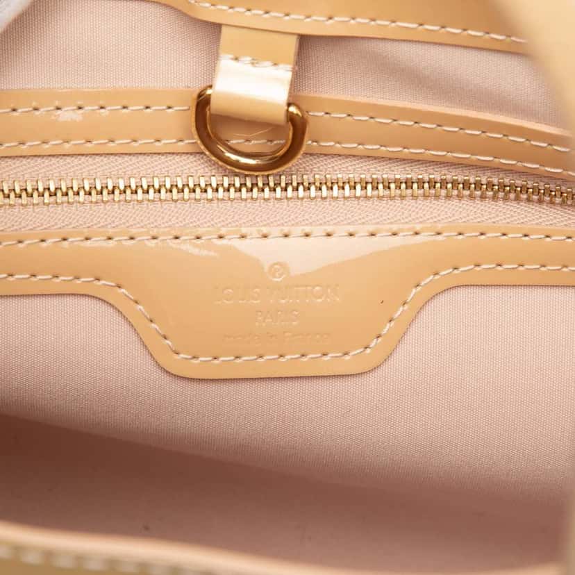 Louis Vuitton Monogram Vernis Wilshire PM Beige Leather Very good condition - Box View