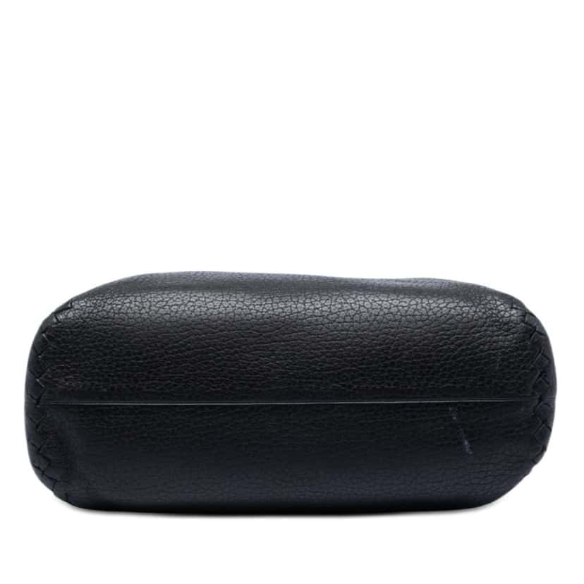 Bottega Veneta Intrecciato Trimmed Cervo Briefcase Black Leather Very good condition - Inside View