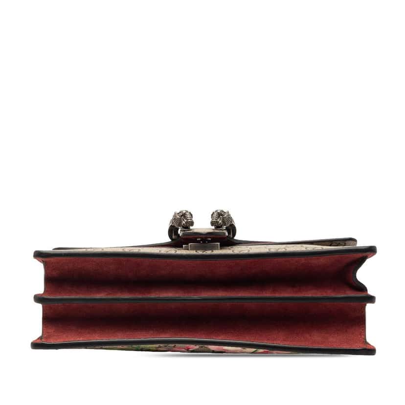 Gucci Medium GG Supreme Blooms Dionysus Shoulder Bag Beige Canvas Very good condition - Inside View