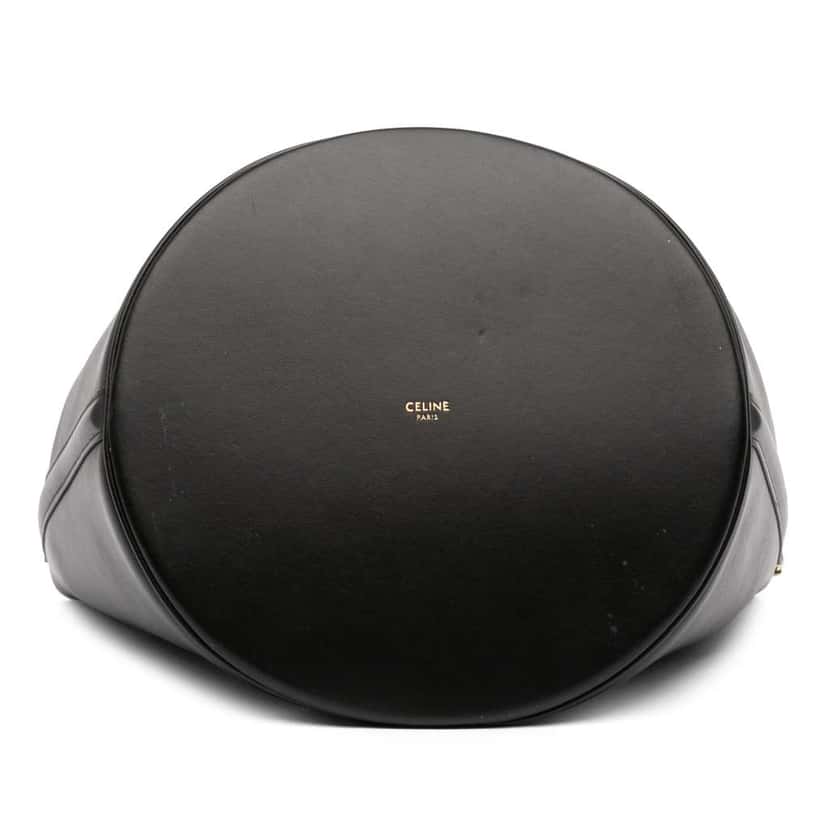 Celine Smooth Calfskin Bucket 16 Black Leather Very good condition - Inside View