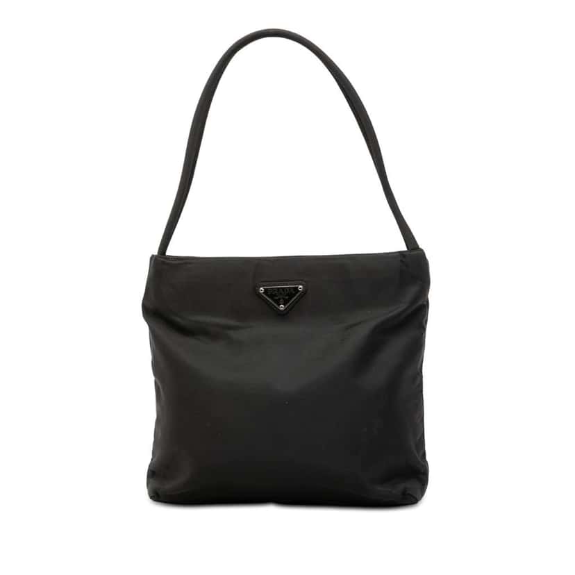 Prada Tessuto Shoulder Bag Black Very good condition - Front View