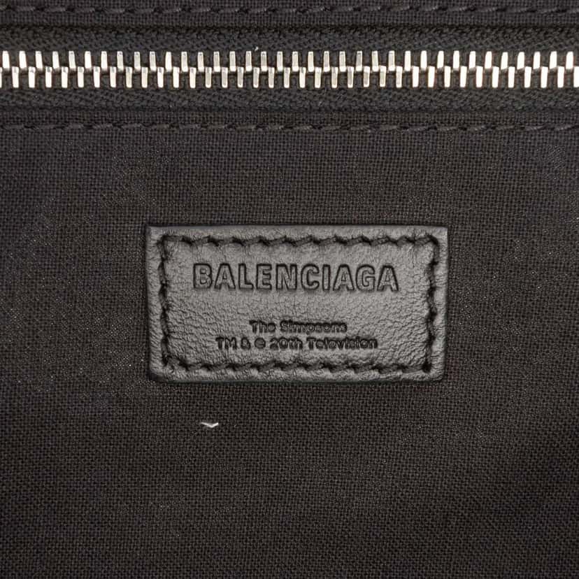 Balenciaga The Simpson Calfskin Shopper Tote M Black Leather Very good condition - Box View