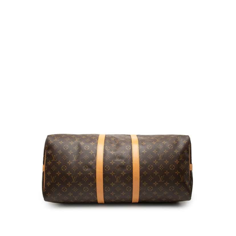 Louis Vuitton Monogram Keepall Bandouliere 55 Brown Good condition - Inside View