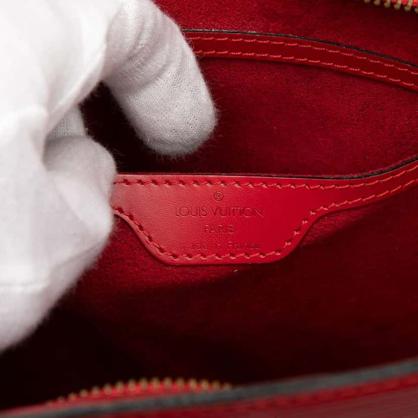 Louis Vuitton Epi Saint Jacques PM Long Strap Red Leather Very good condition - Box View