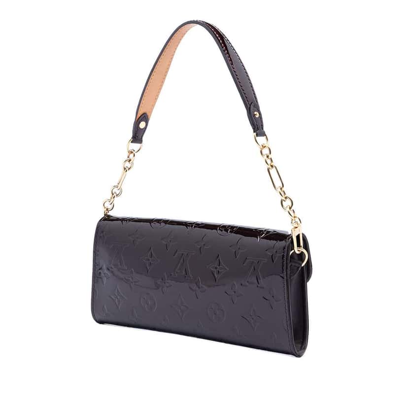 Louis Vuitton Monogram Vernis Sunset Boulevard Purple Leather Very good condition - Back View