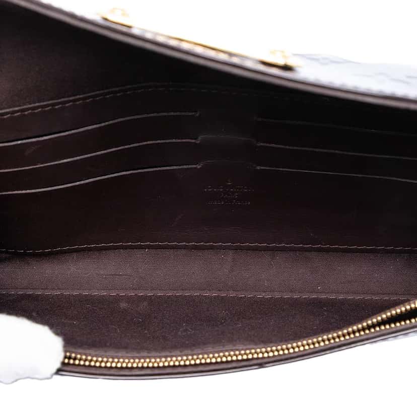 Louis Vuitton Monogram Vernis Sunset Boulevard Purple Leather Very good condition - Model View