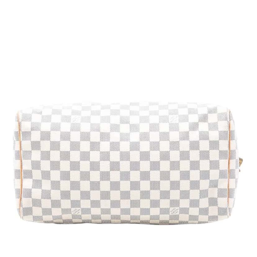 Louis Vuitton Damier Azur Speedy 35 White Very good condition - Inside View